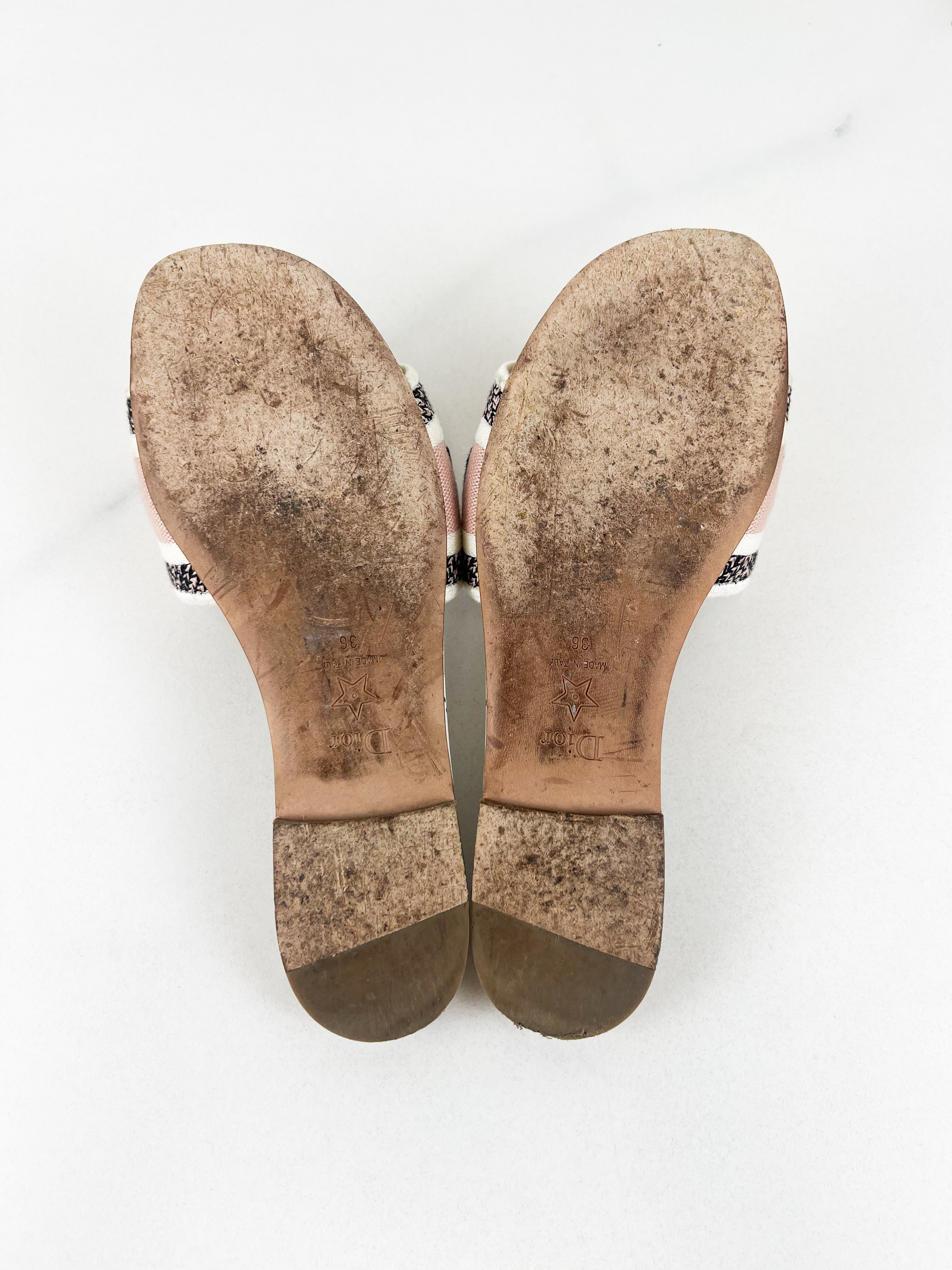 Christian Dior Dway Slides Size 36