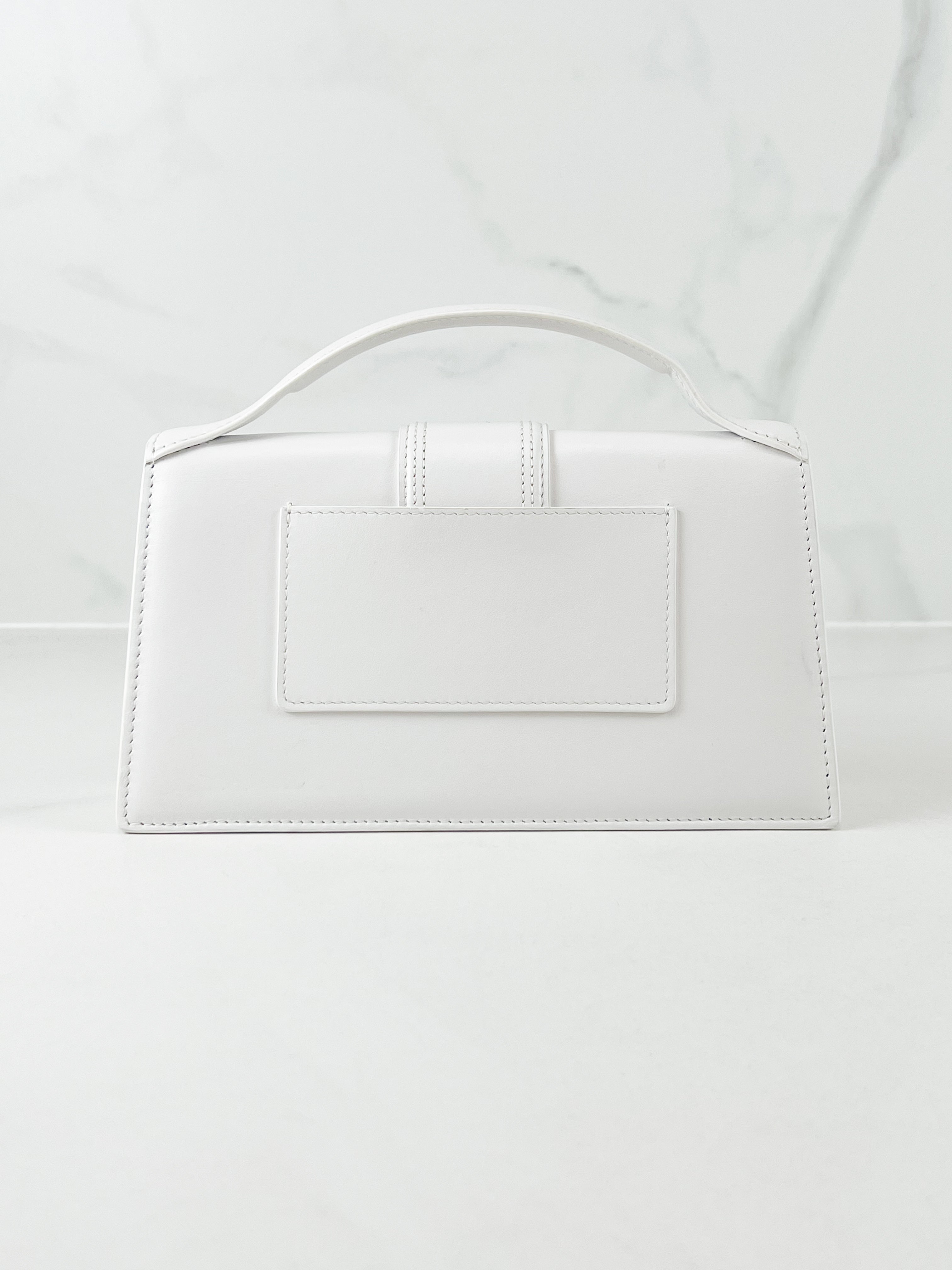 Jacquemus White Le Grand Bambino Tote Bag