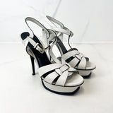 Saint Laurent White Tributes 135mm Size 35