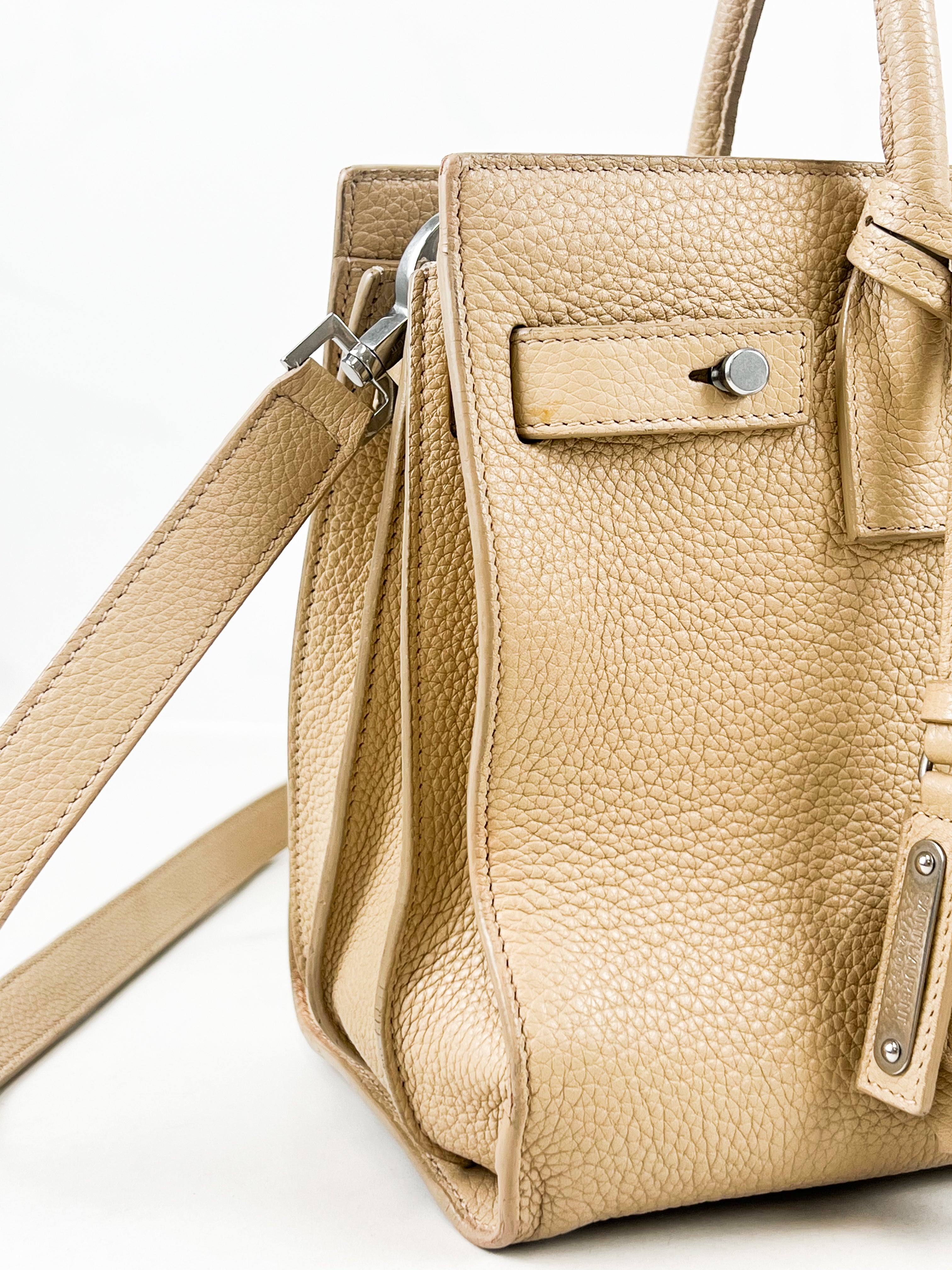 Saint Laurent Sac De Jour in Beige