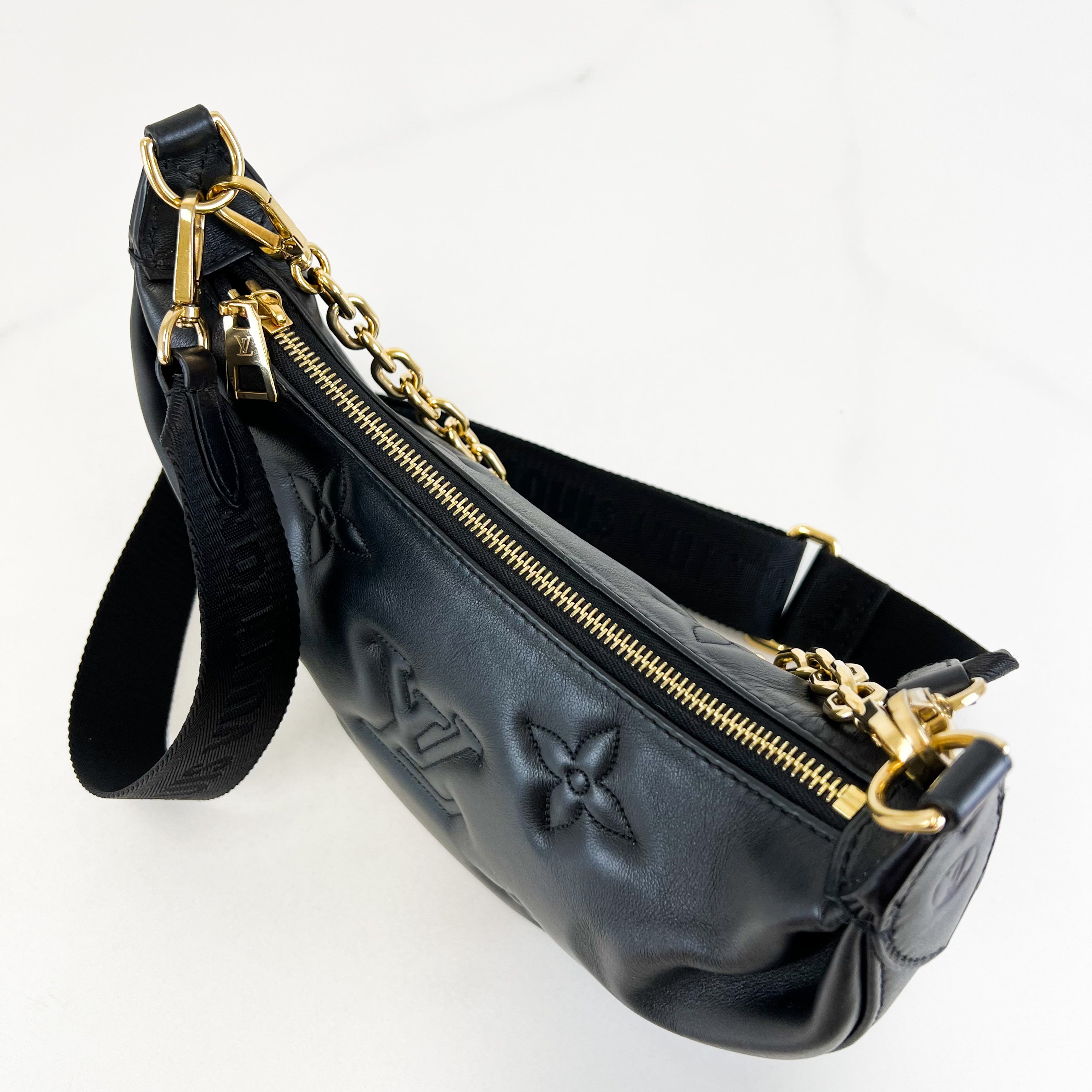 Louis Vuitton Calfskin Bubblegram Over The Moon Bag