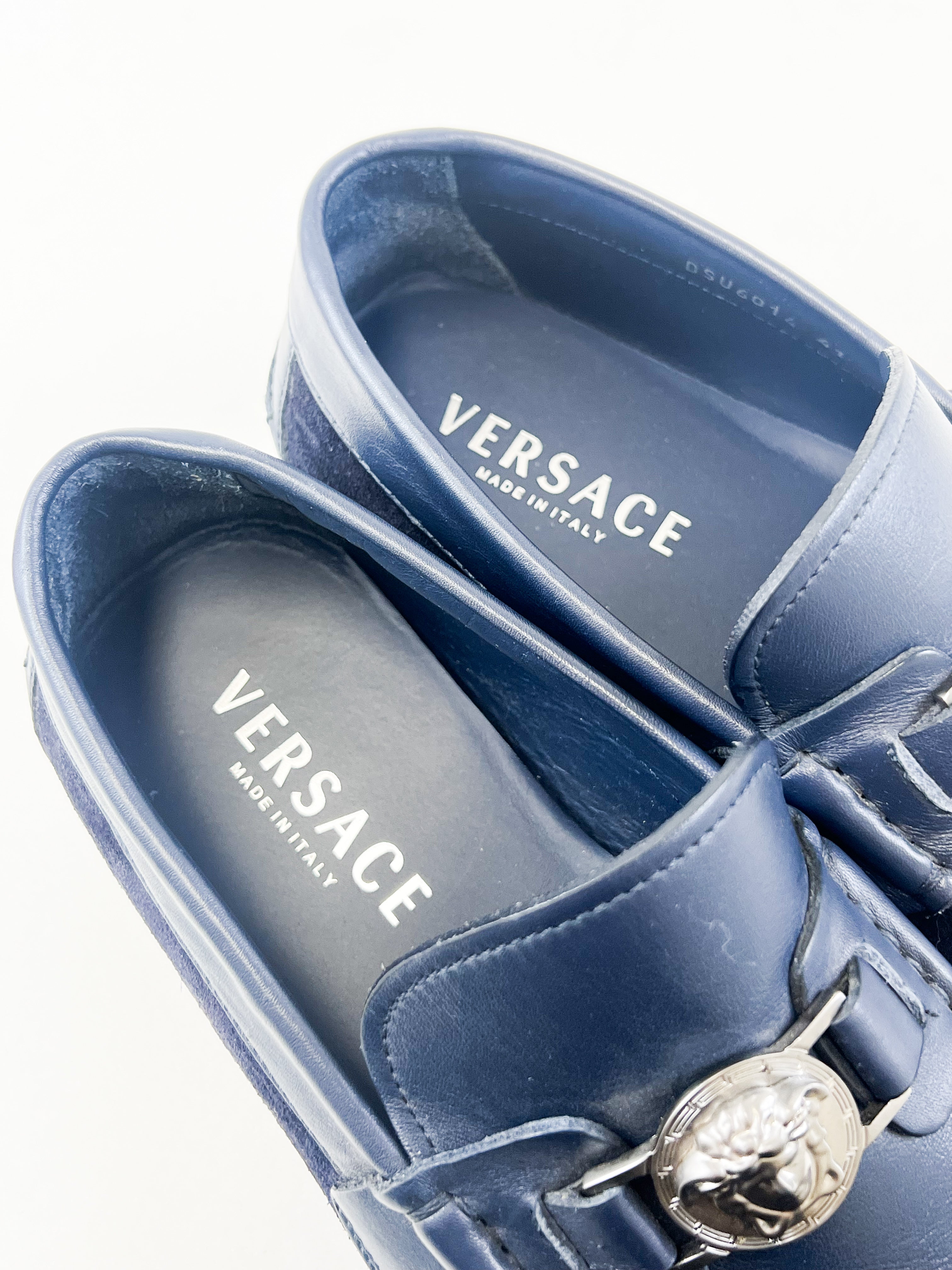 Versace Medusa Head Loafers Mens Size 41