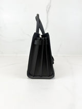 Saint Laurent Baby Sac De Jour in Charcoal Grey