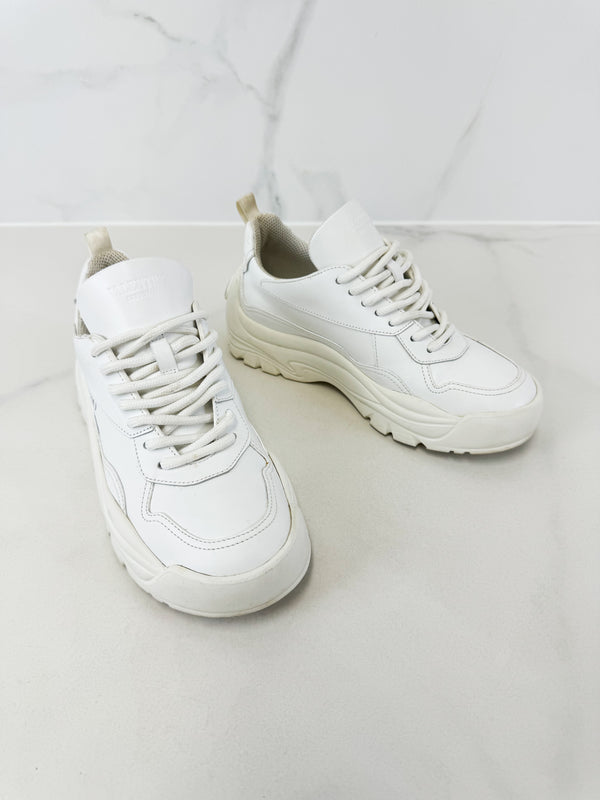 Valentino Garavani Gumboy White Leather Sneakers Size 36