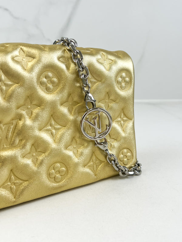 Louis Vuitton Gold Pochette Coussin