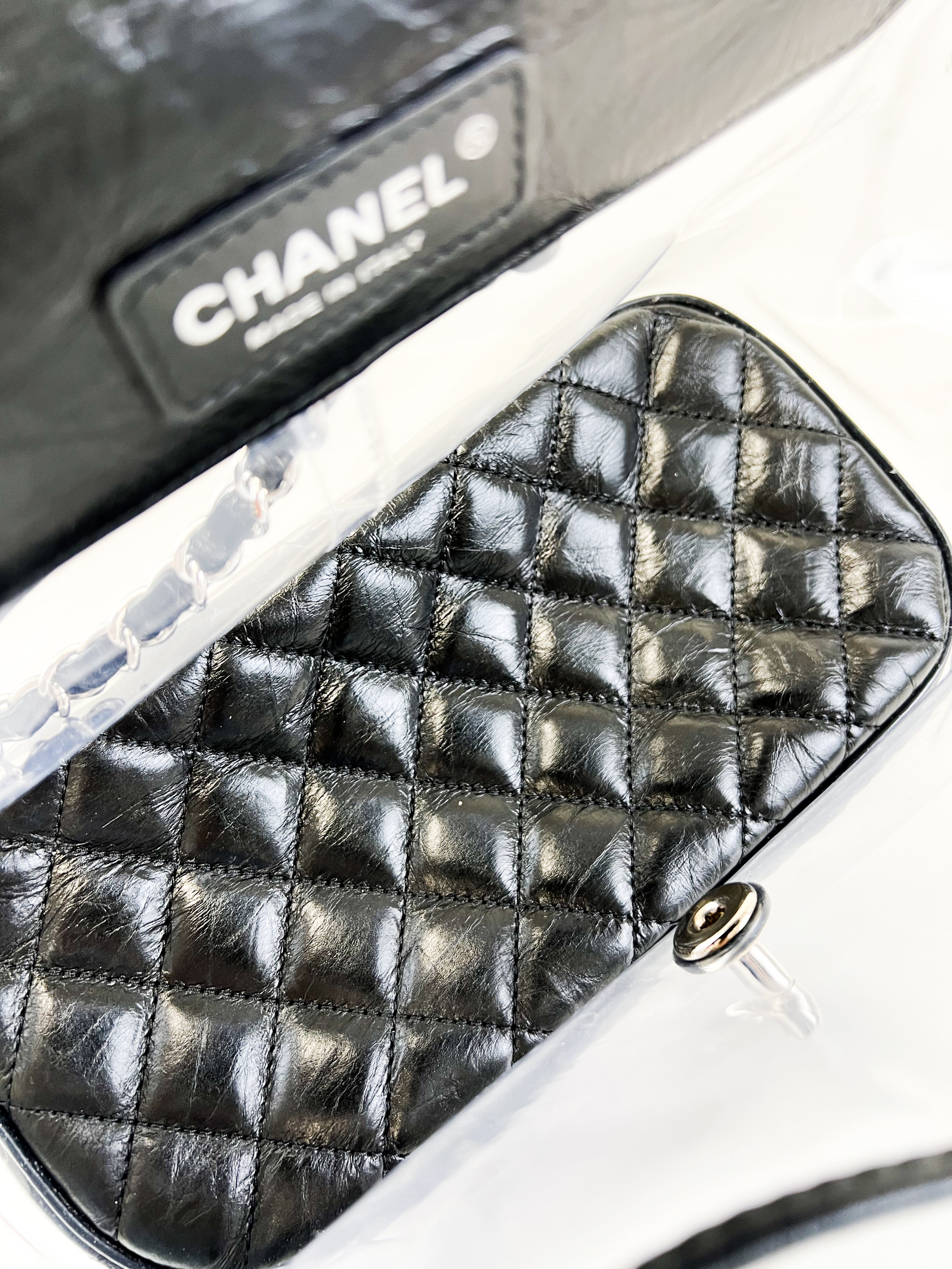 Chanel Transparent Shoulder Bag PVC/Leather