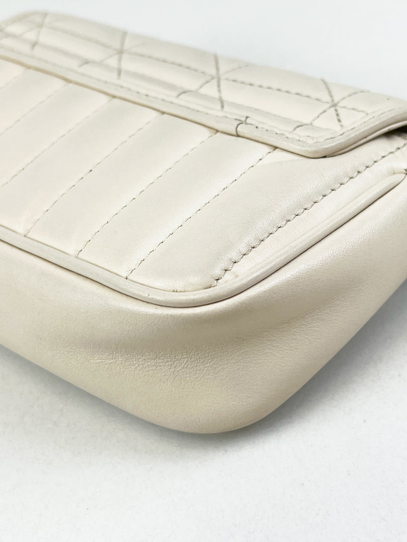 Gucci White GG Marmont Matelasse Super Mini Bag