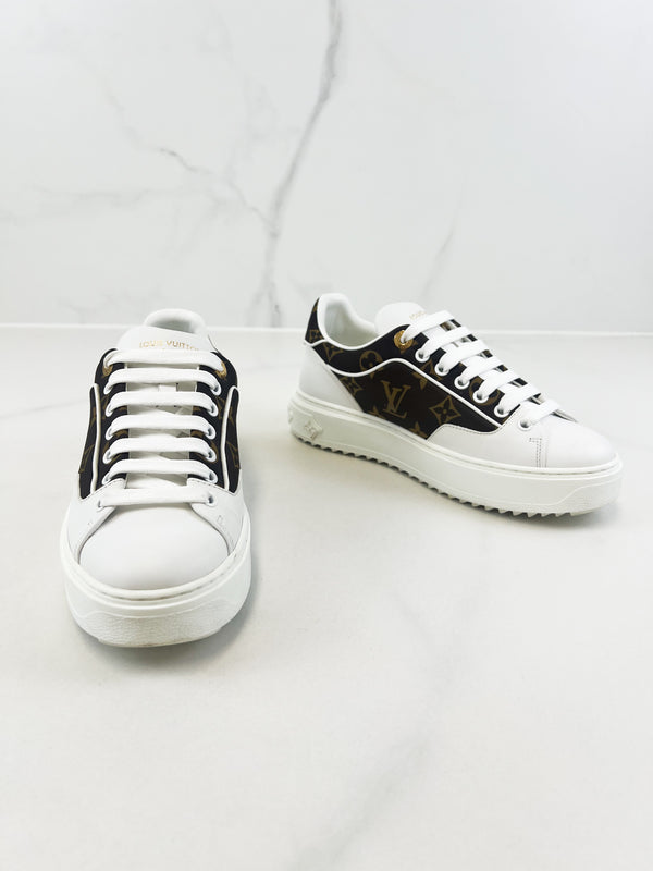 Louis Vuitton Monogram Time Out Sneaker Size 36