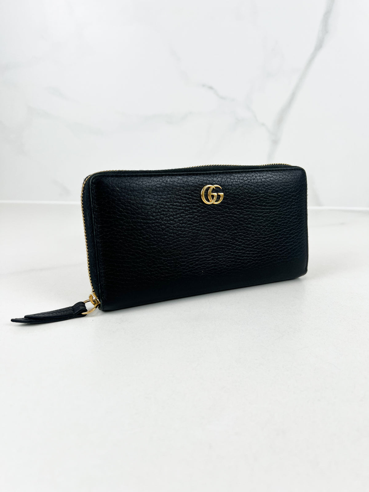 Gucci Long Marmont Zip Around Wallet