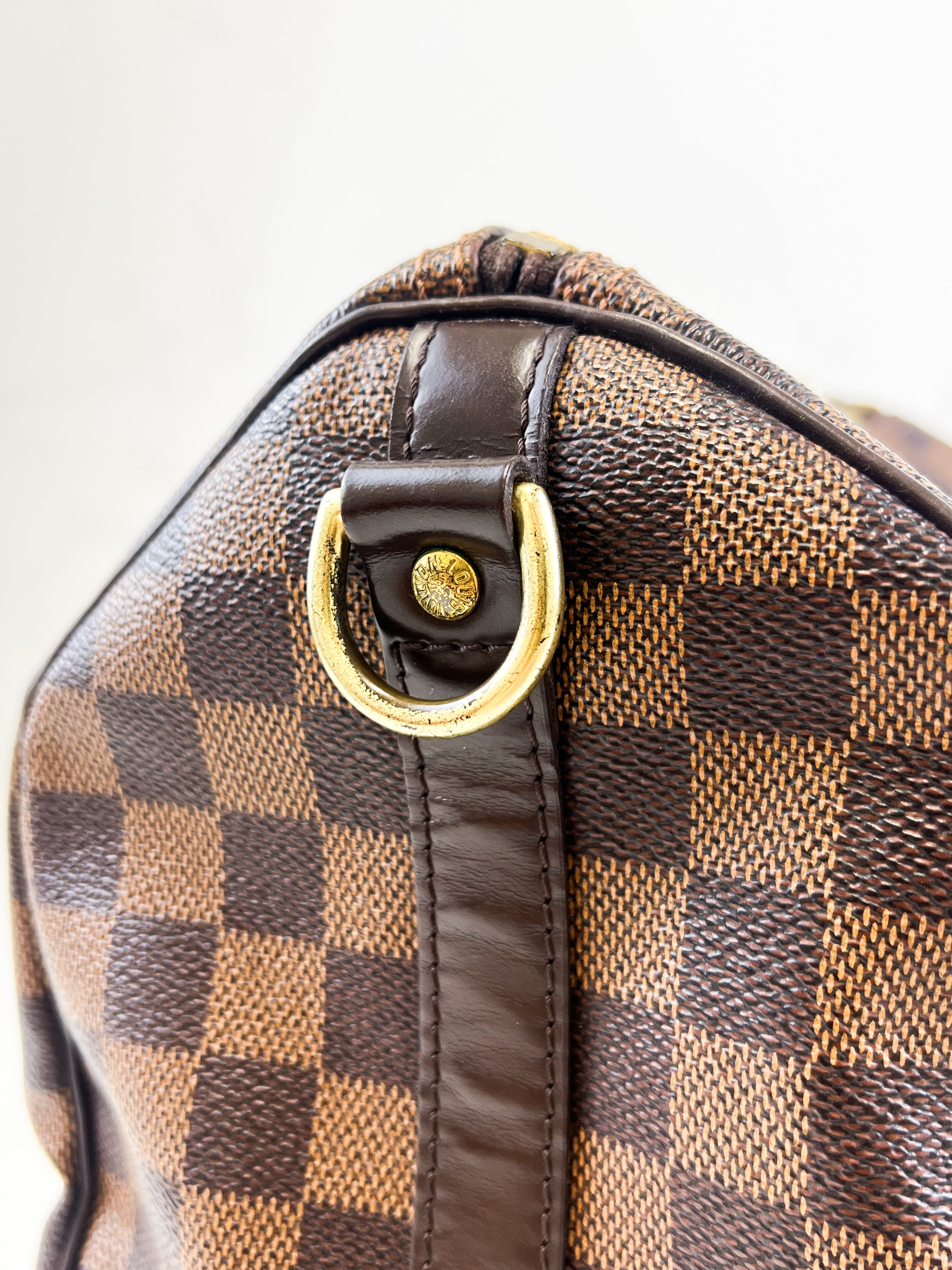Louis Vuitton Speedy 30 Bandoulière Damier Ebene Canvas