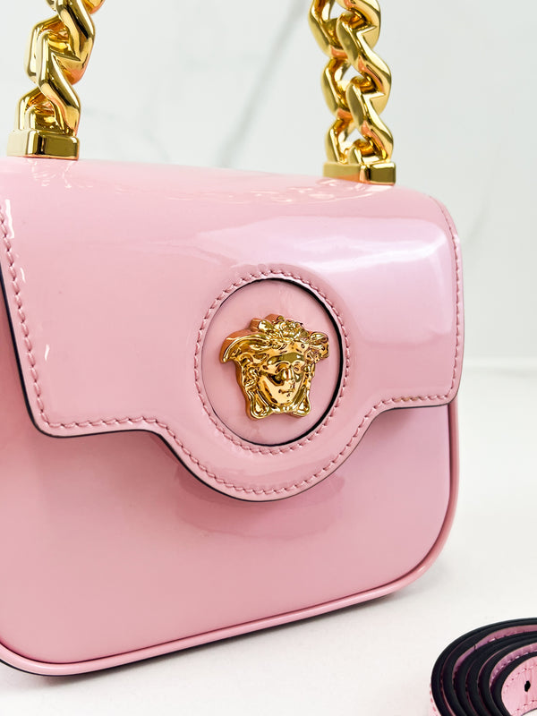 Versace Mini La Medusa Pink Tote Bag