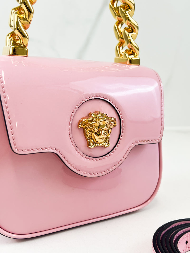 Versace Mini La Medusa Pink Tote Bag