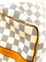 Louis Vuitton Speedy 35 Bandoulière Damier Azur Canvas