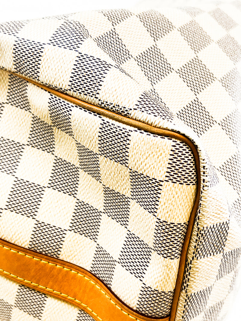 Louis Vuitton Speedy 35 Bandoulière Damier Azur Canvas
