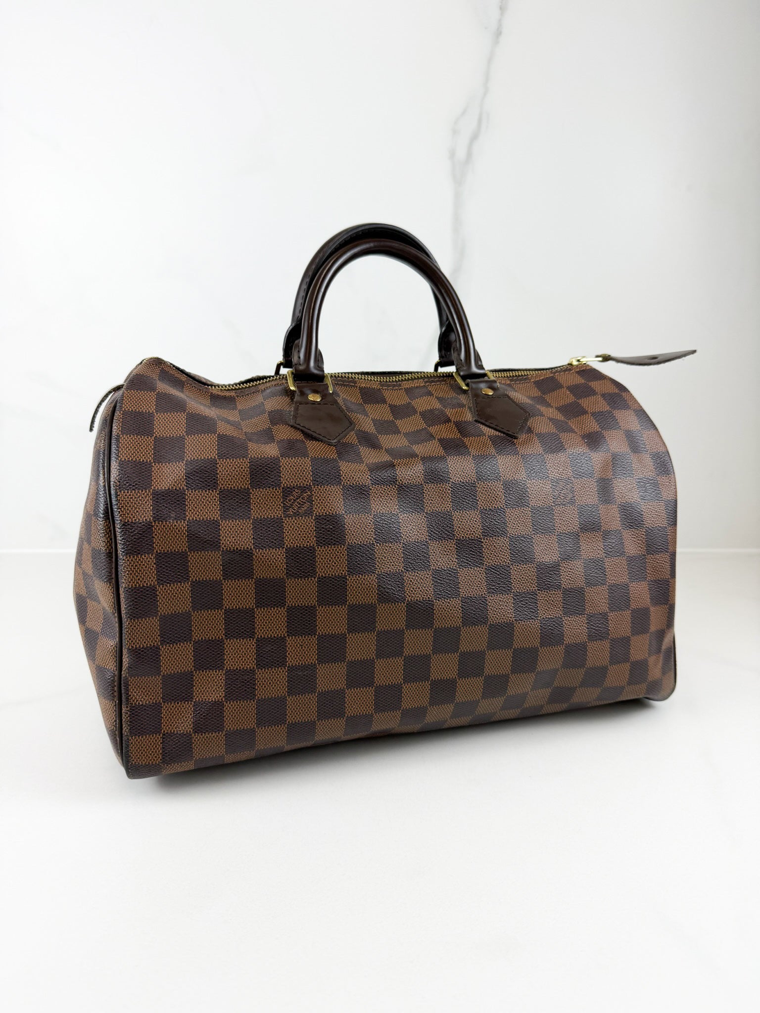 Louis Vuitton Speedy 35 Bandoulière Damier Ebene Canvas