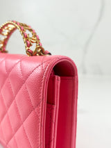 Chanel 22S Pink Caviar WOC