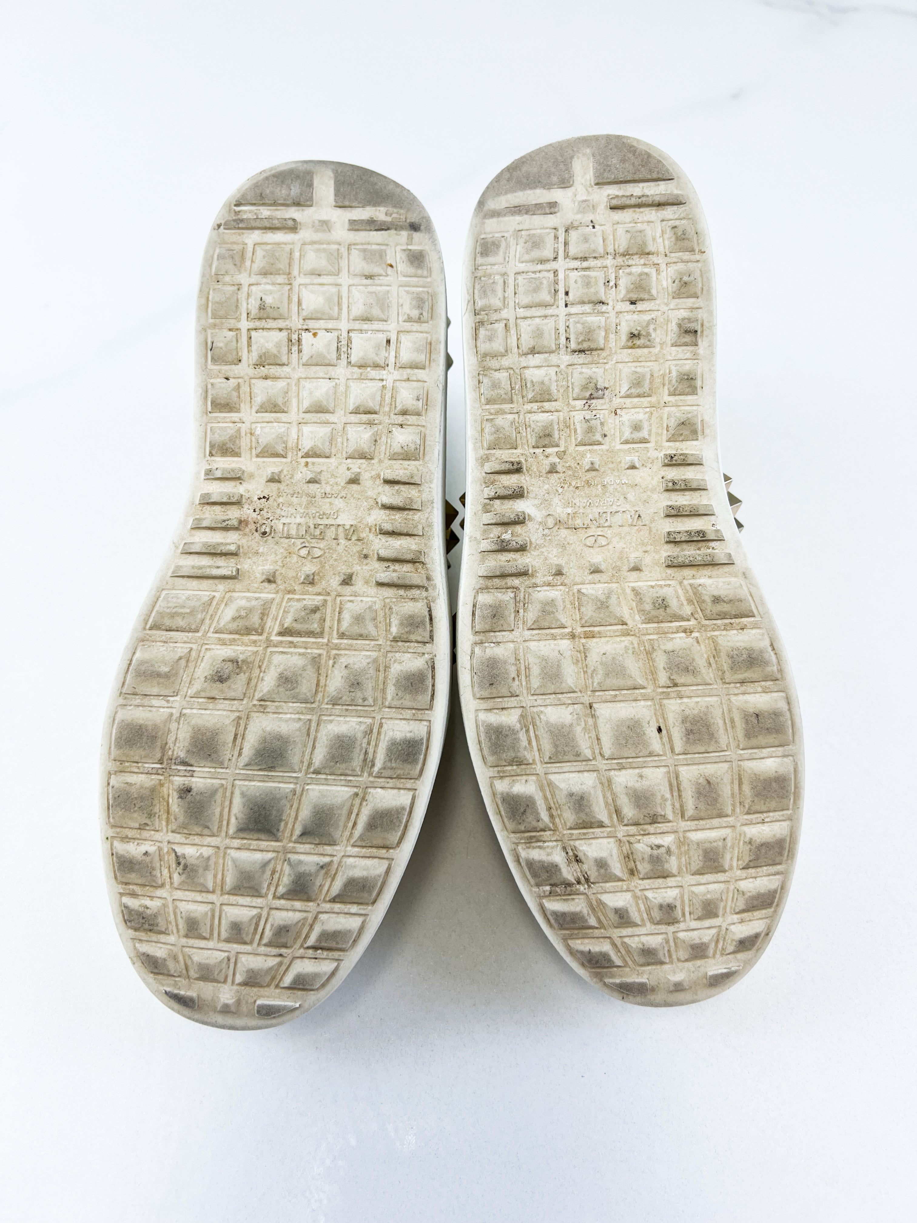 Valentino Rockstud Open Sneaker Size 36
