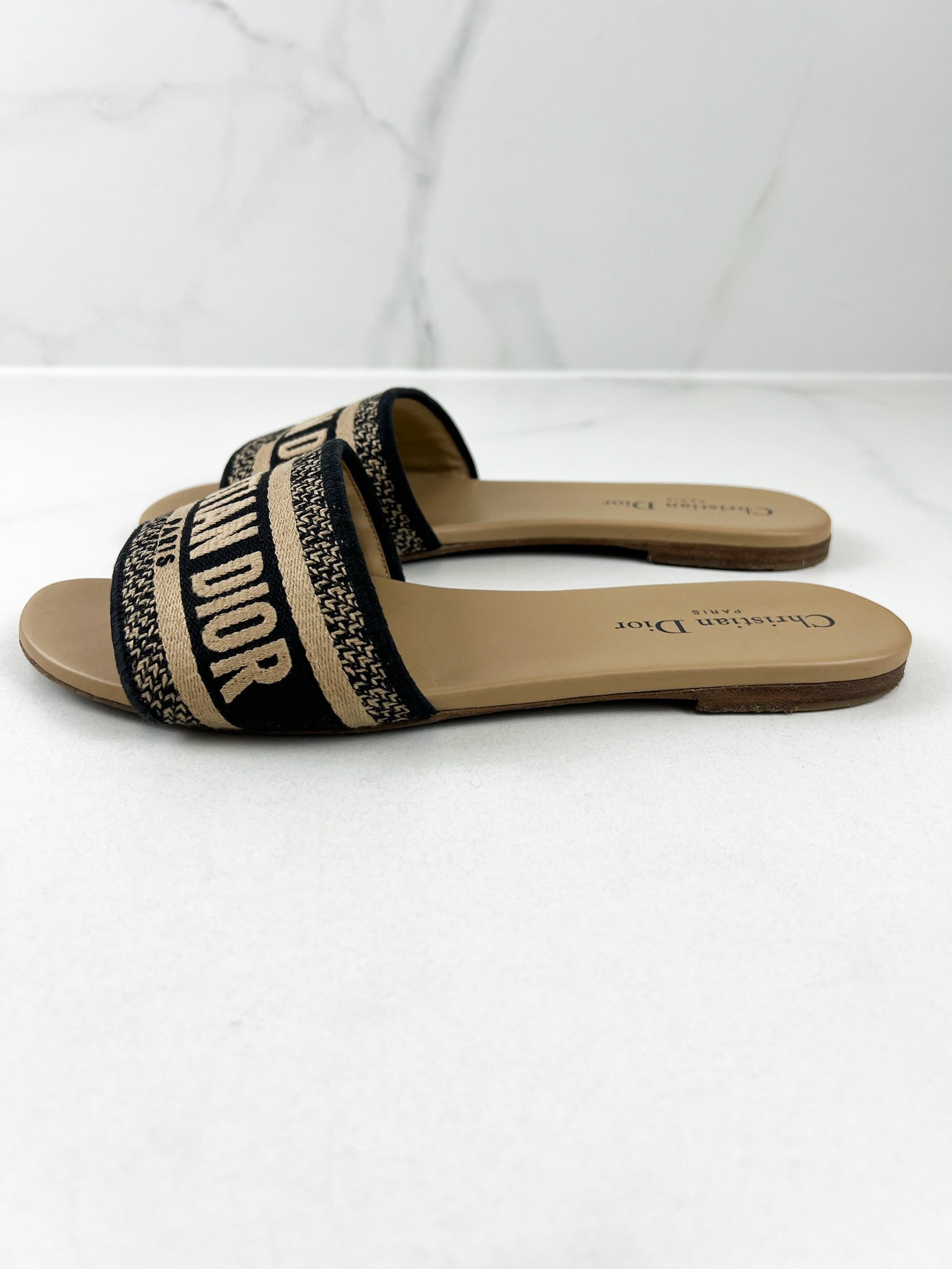 Christian Dior Dway Slides Size 39