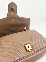 Gucci GG Marmont Matelasse Small Flap Shoulder Bag