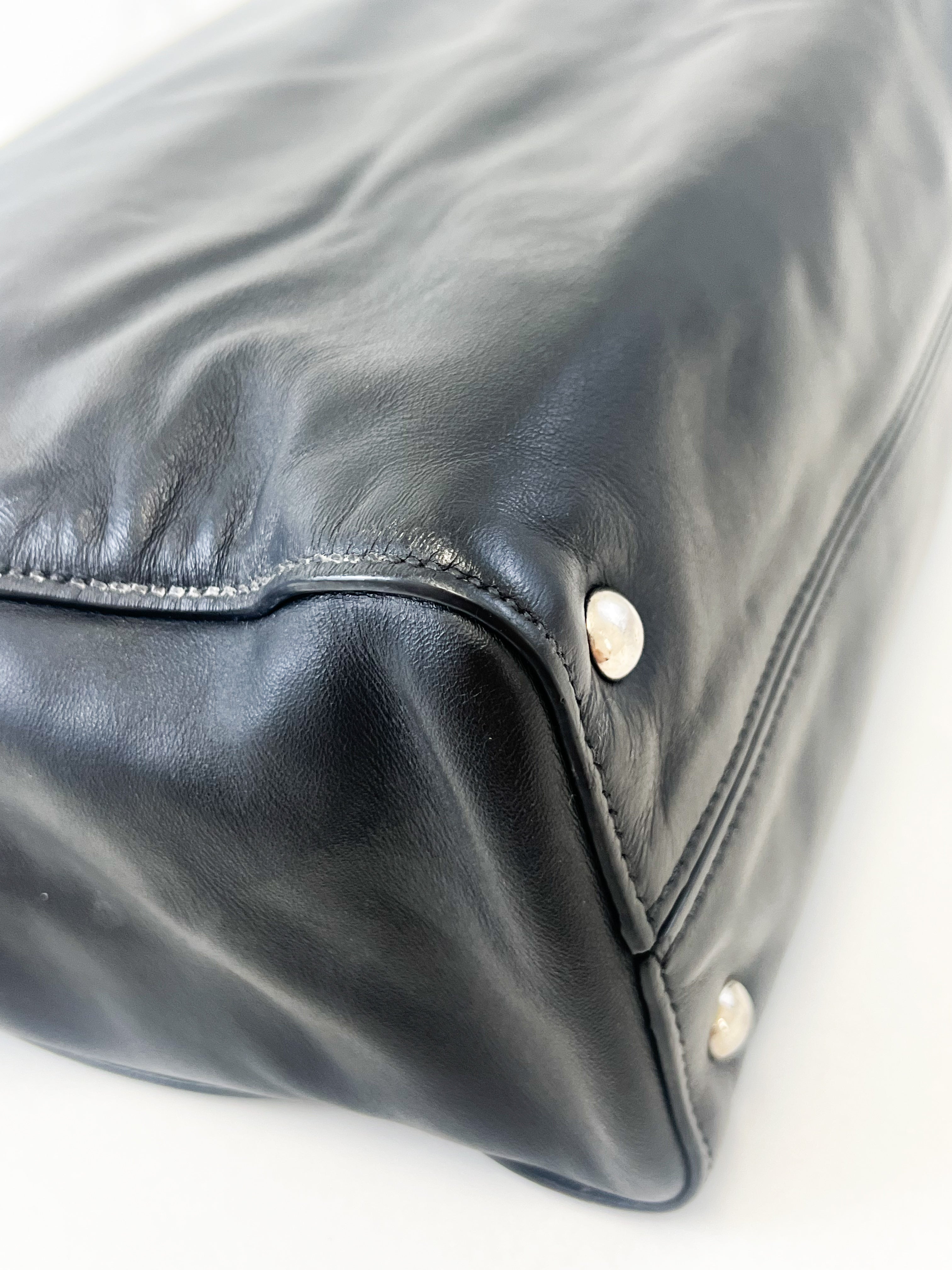 Miu Miu Leather Tote Shoulder Bag