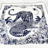 Hermes Jungle Love Tattoo Silk Scarf