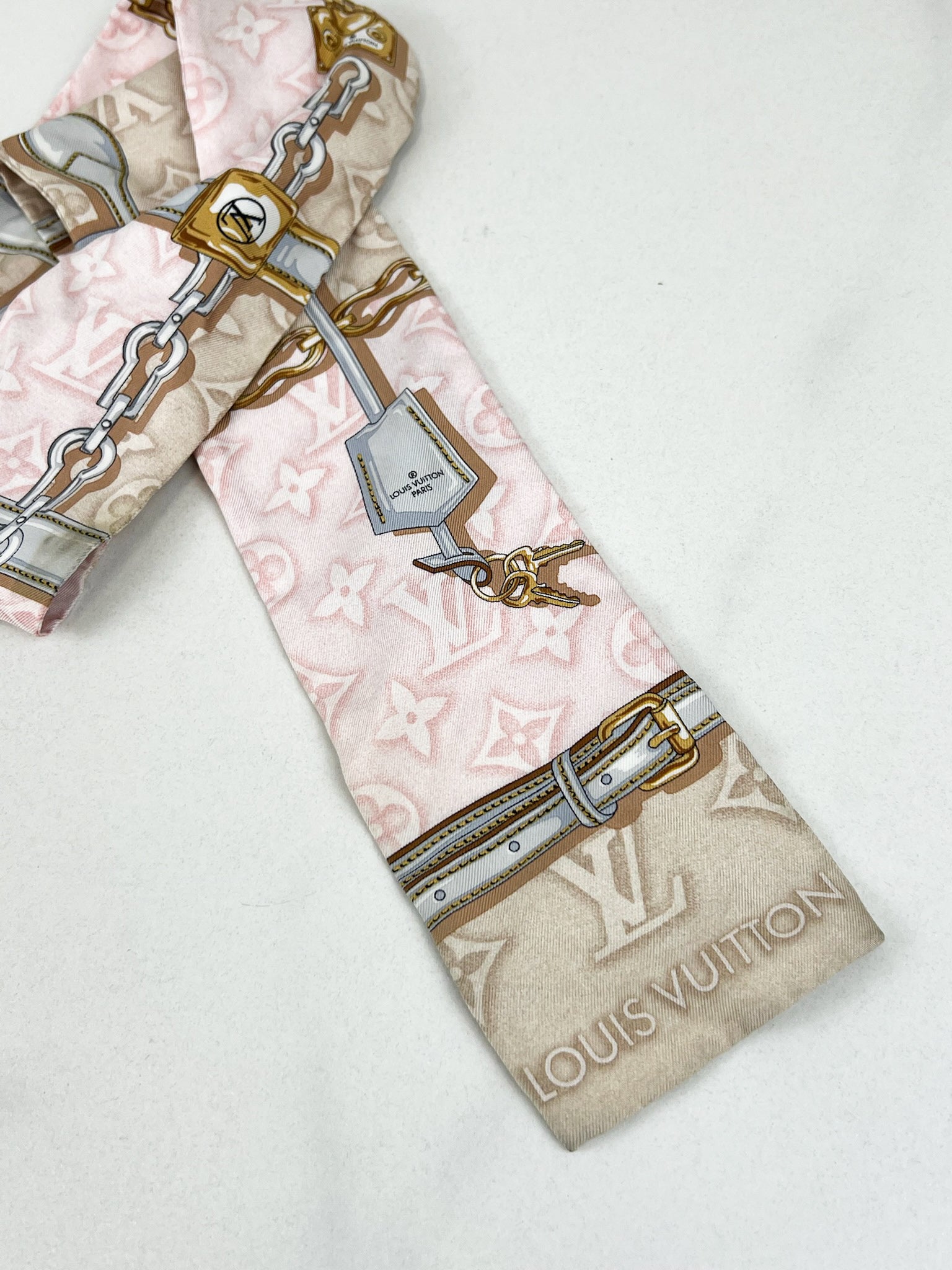 Louis Vuitton Twilly in Light Pink Monogram