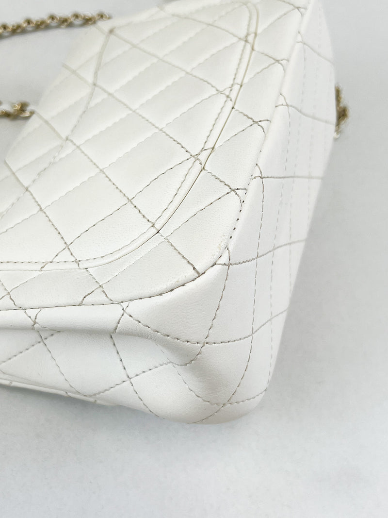 Chanel Mini Square Lambskin Shoulder Bag