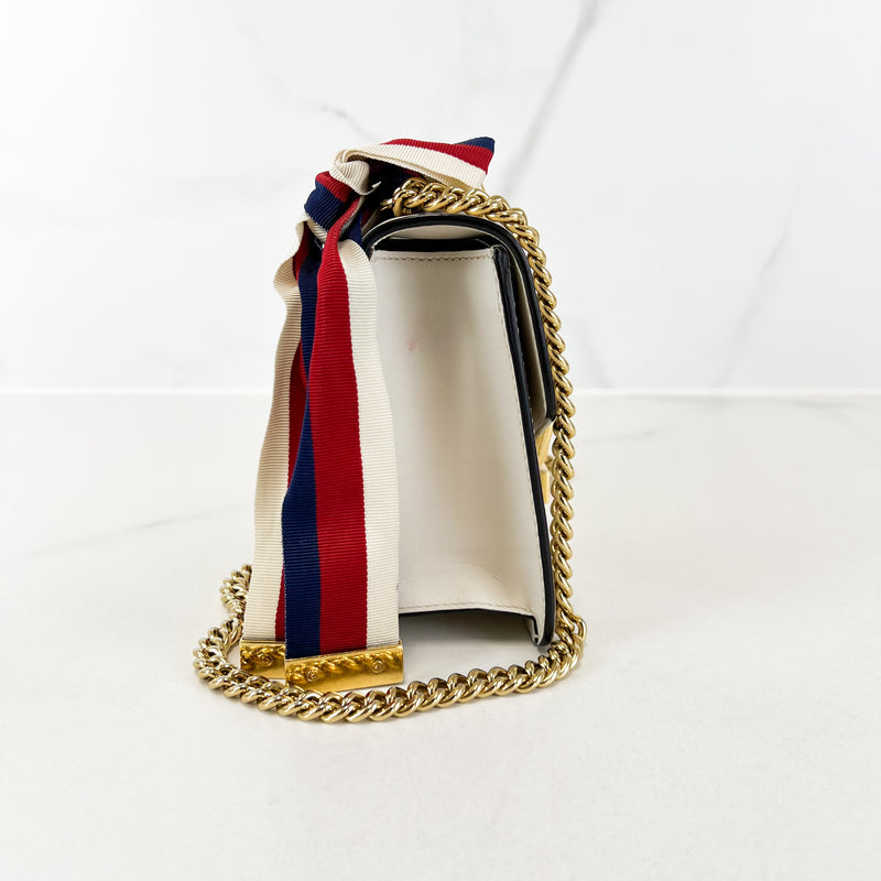 Gucci sylvie mini white deals