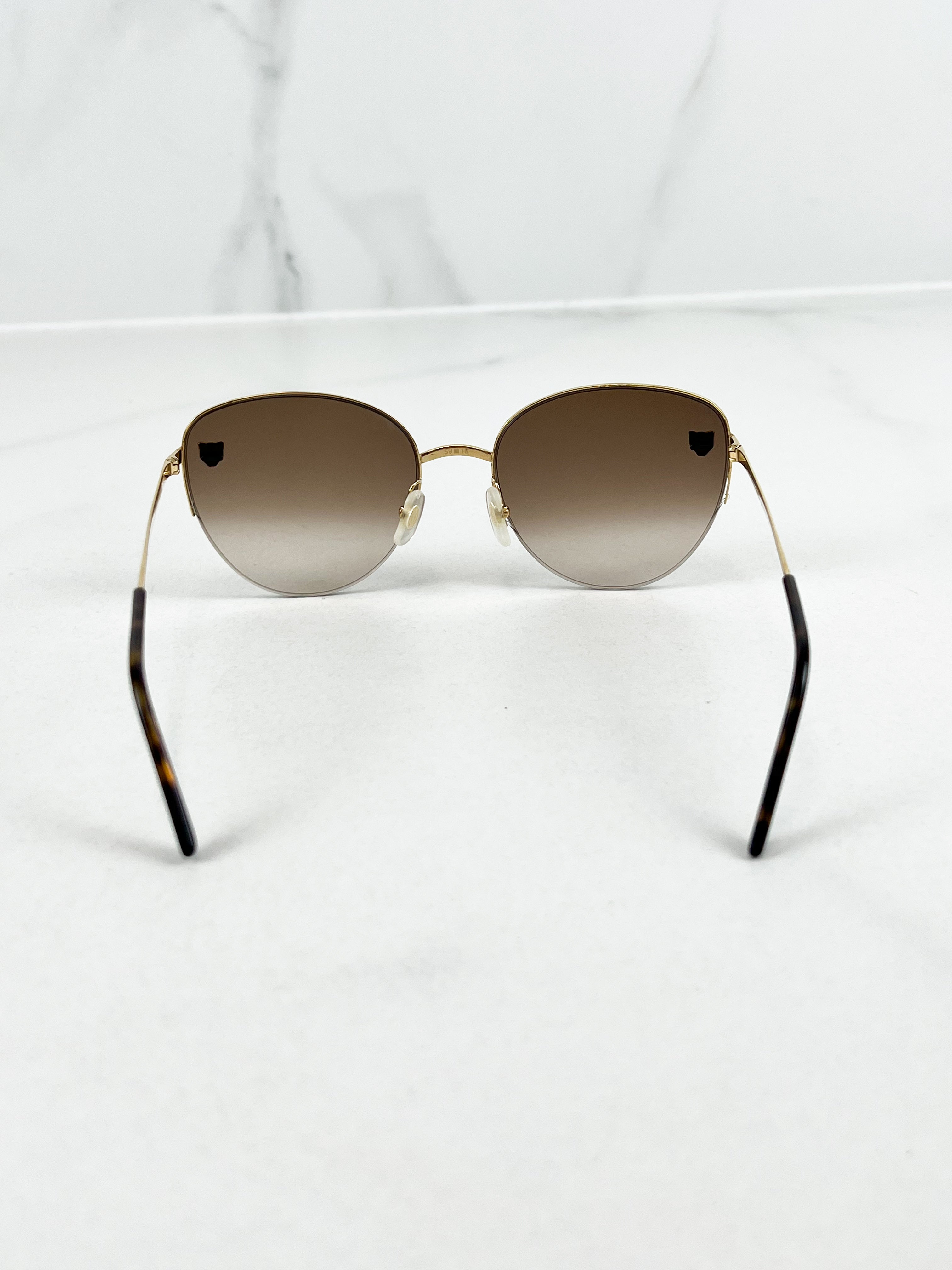 Cartier Panthère de Cartier Cat-Eye Sunglasses