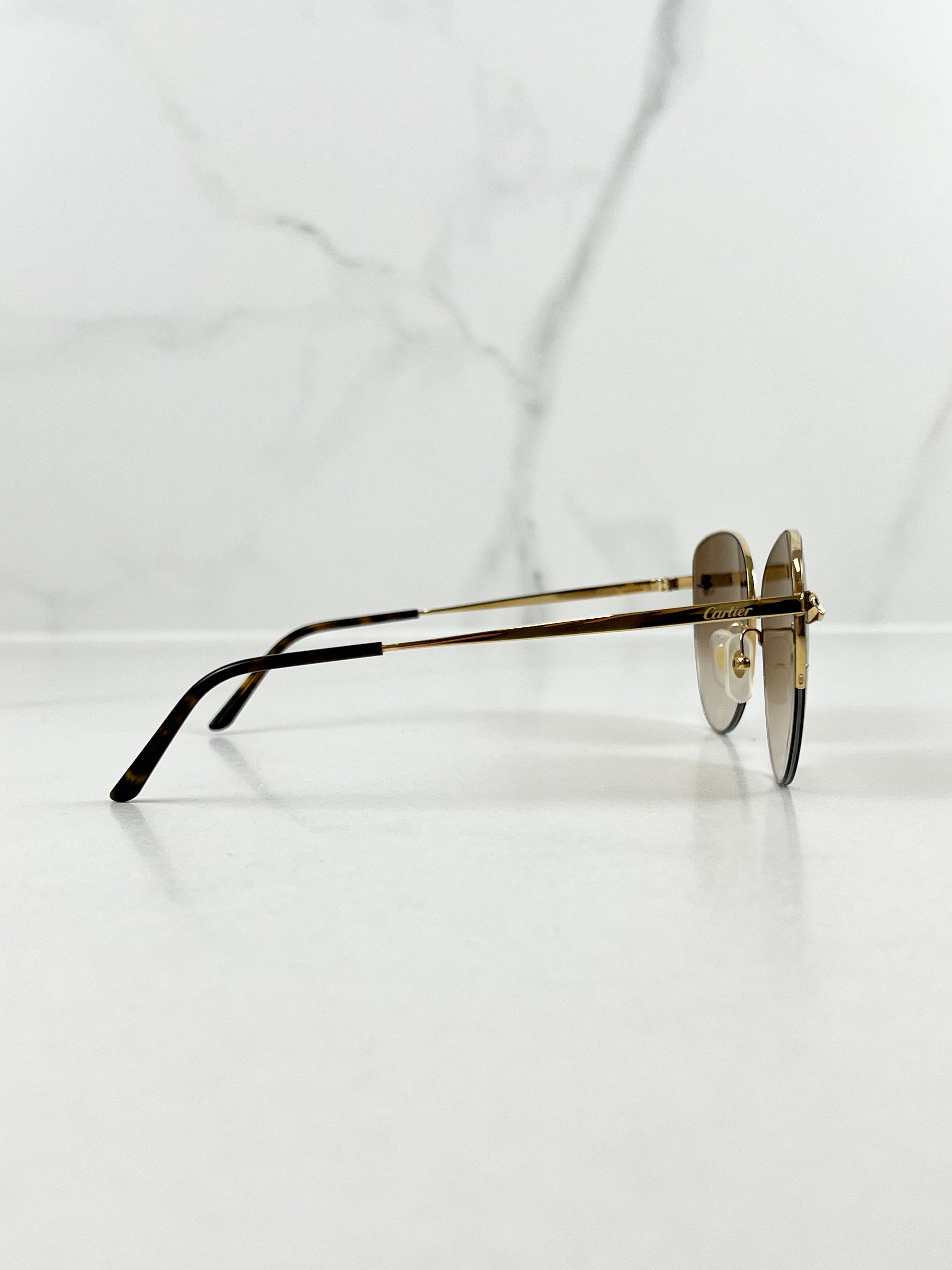 Cartier Panthère de Cartier Cat-Eye Sunglasses