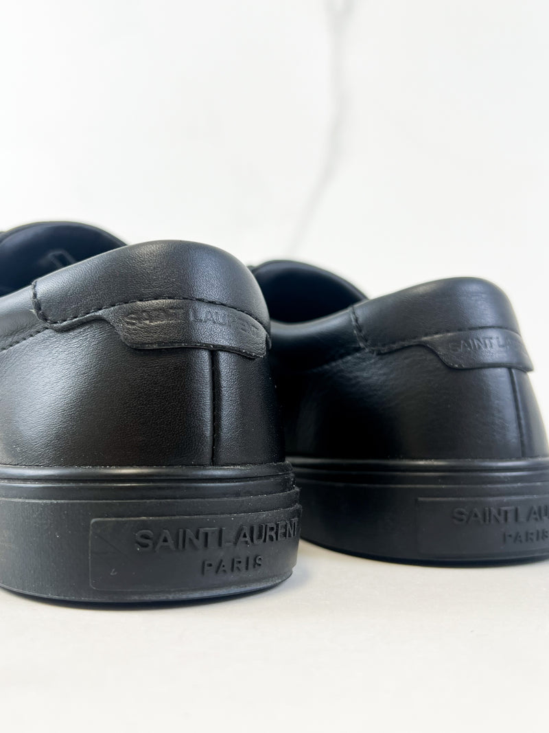 Saint Laurent Andy Leather Sneakers Size 35.5