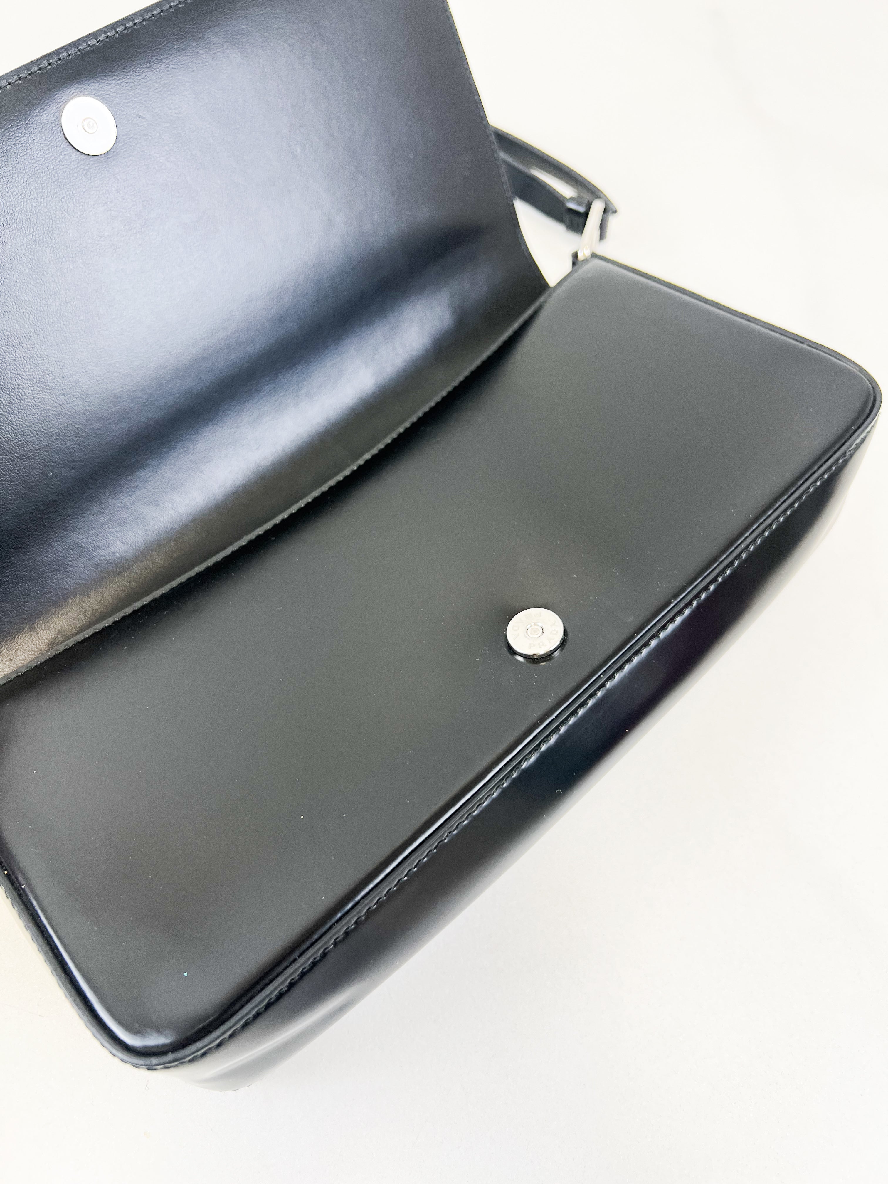 Prada Spazzolato Femme Shoulder Bag