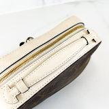 Louis Vuitton Saintogne in Beige Monogram Canvas