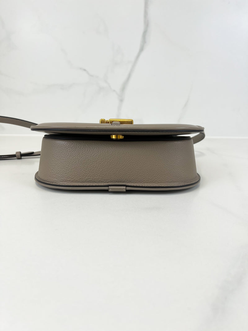 Fendi C-Mon Taupe Crossbody Bag