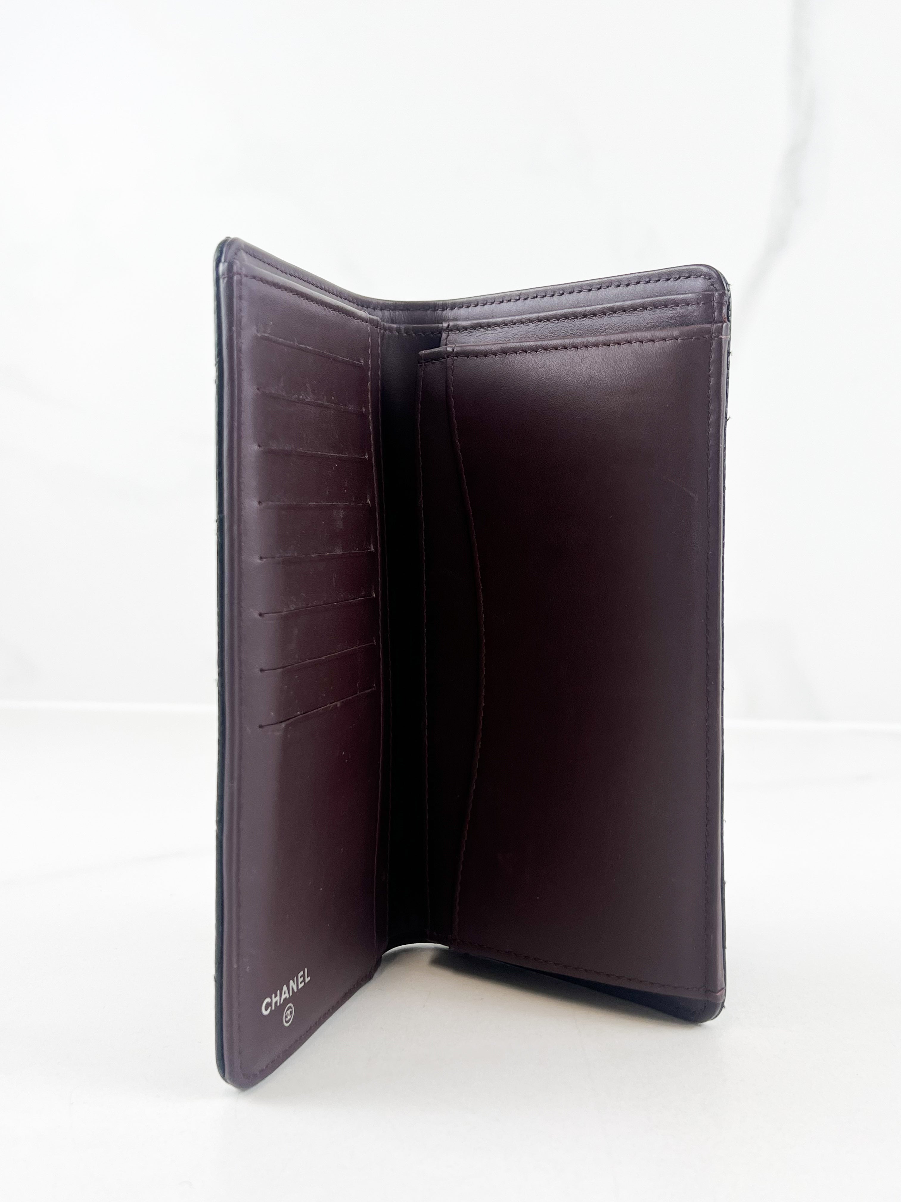 Chanel CC Black Caviar Flap Wallet SHW