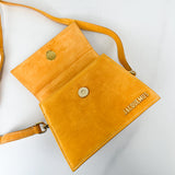 Jacquemus Orange Le Chiquito Suede Crossbody