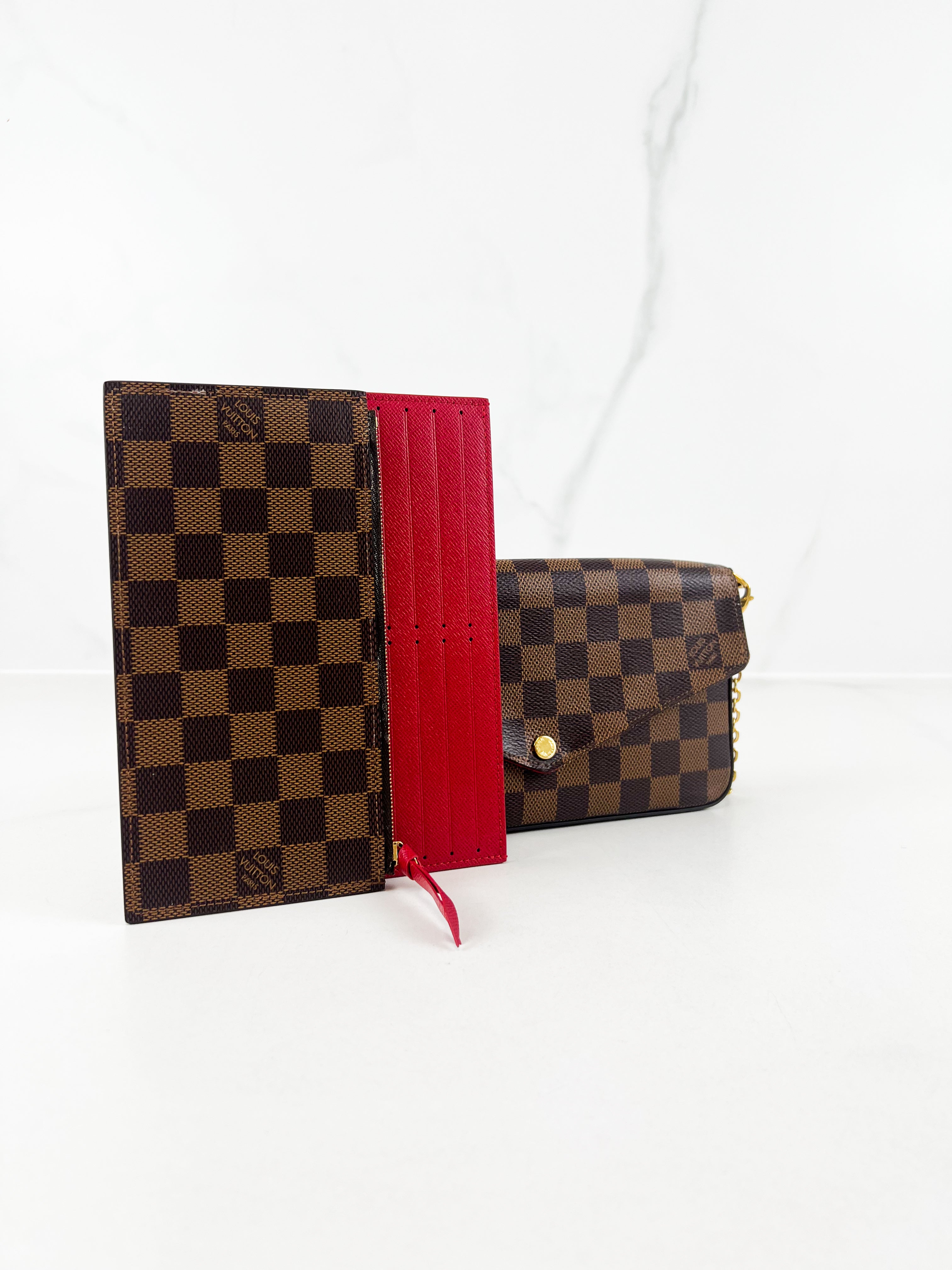 Louis Vuitton Felicie Pochette Damier Ebene