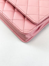 Chanel Pink Caviar CC WOC with GHW