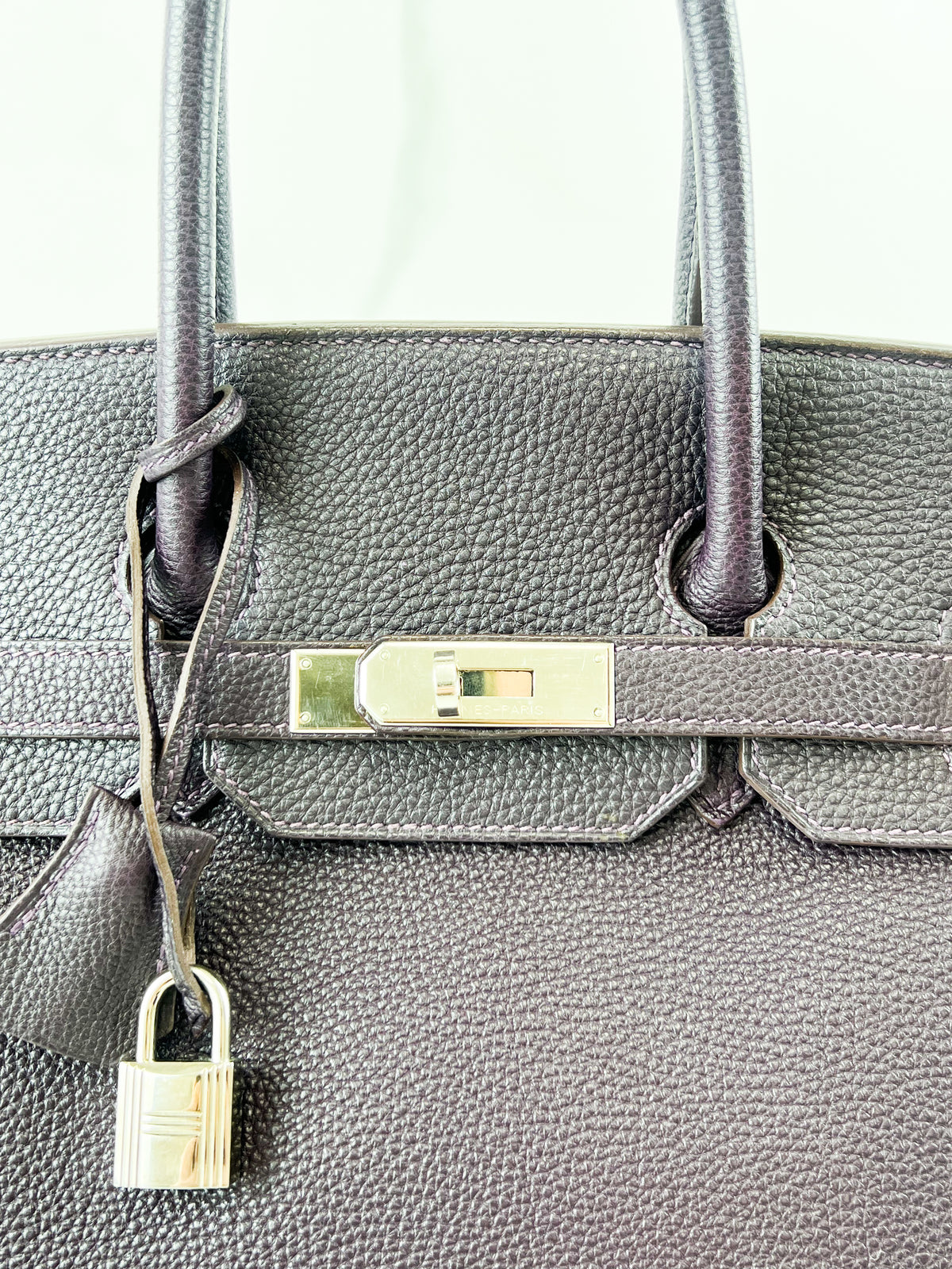 Hermes Togo Raisin Leather Birkin 35 with SHW