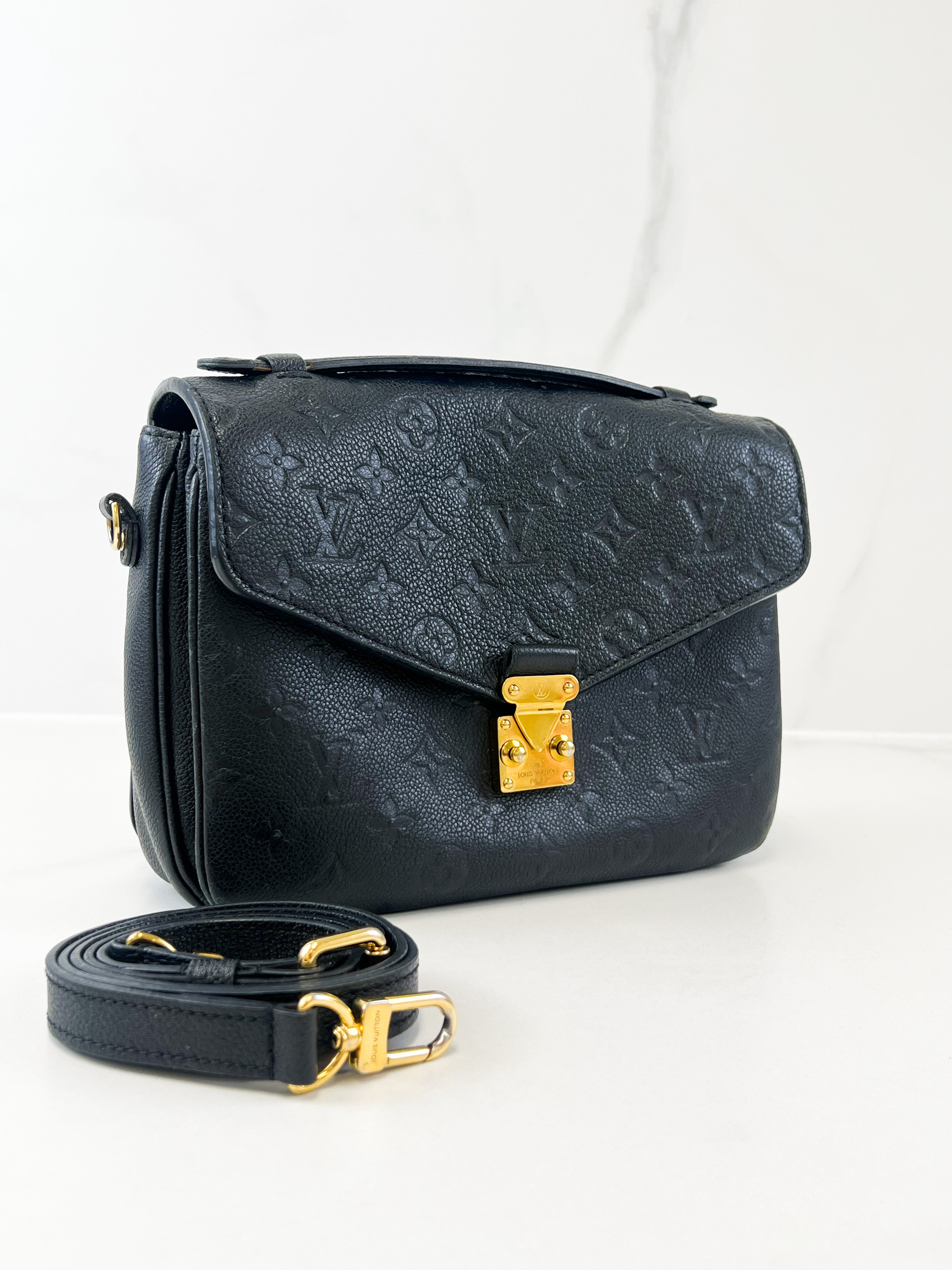 Louis Vuitton Empreinte Black Pochette Metis