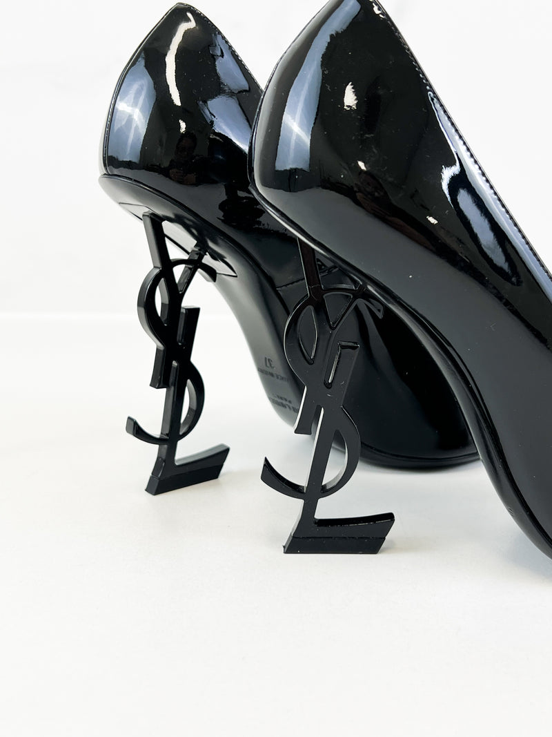 Saint Laurent Opyum Pump in Patent Leather Size 37