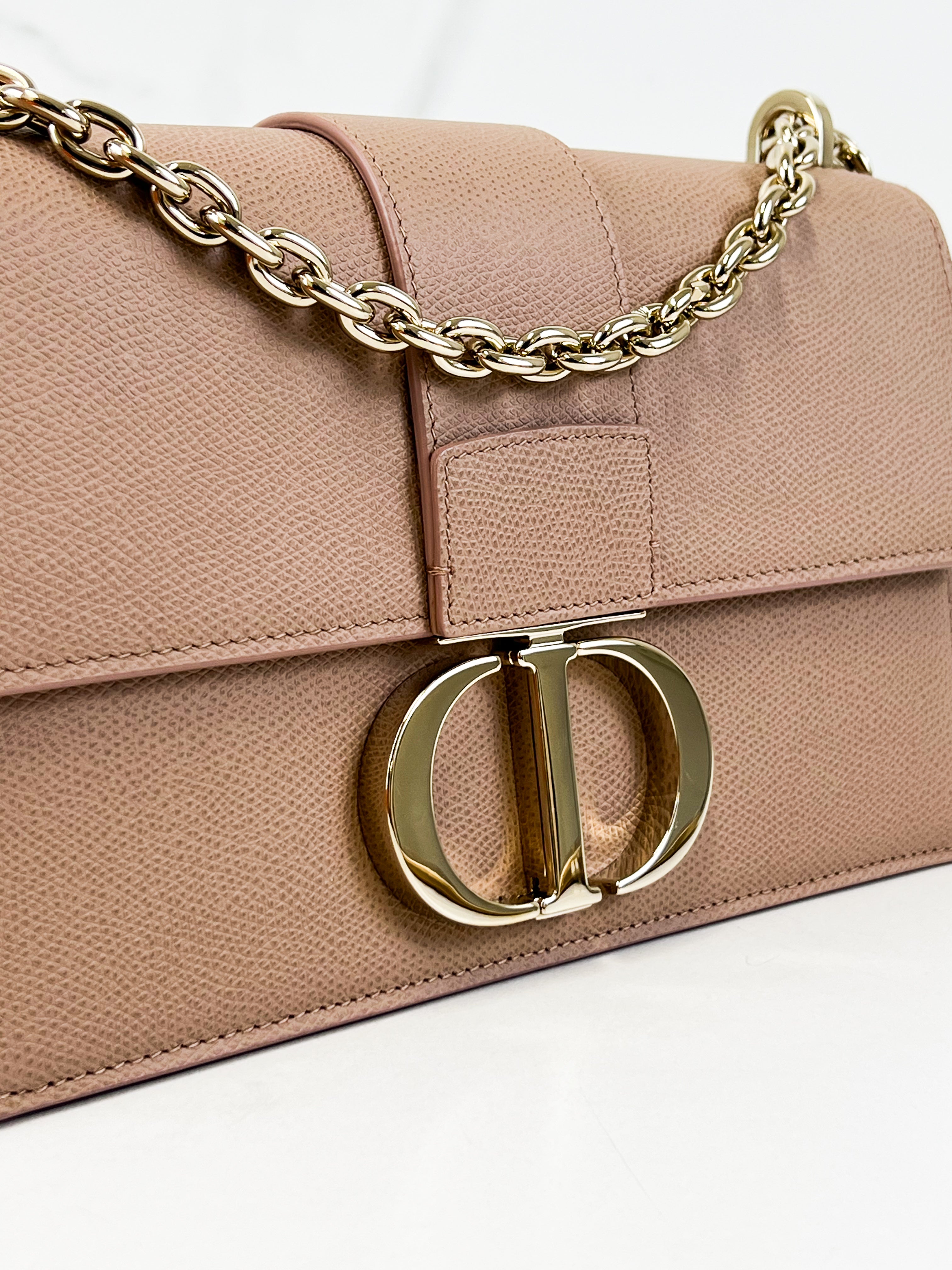 Christian Blush Gold 30 Montaigne Chain Bag