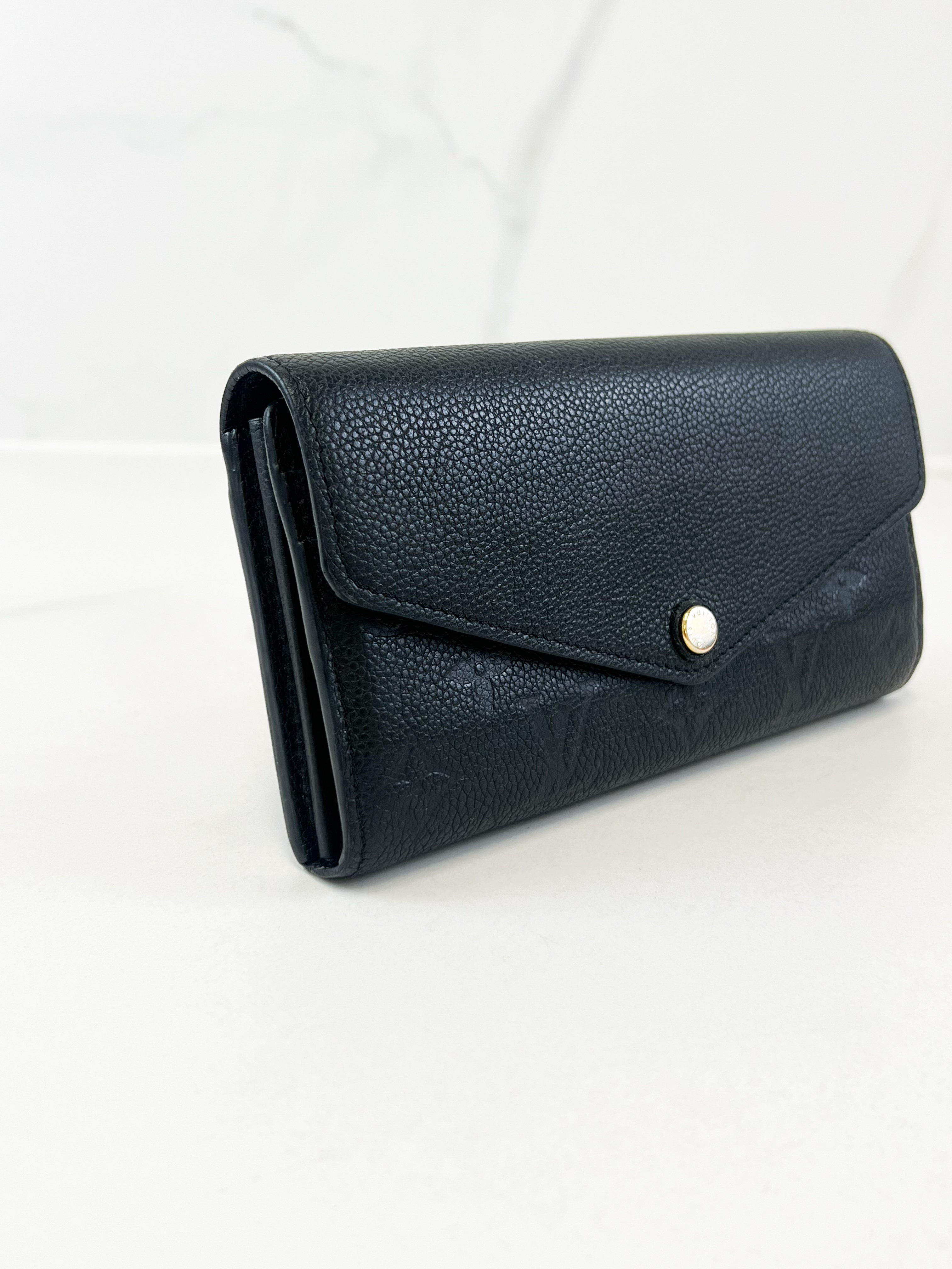 Louis Vuitton Sarah Wallet in Monogram Empreinte Leather