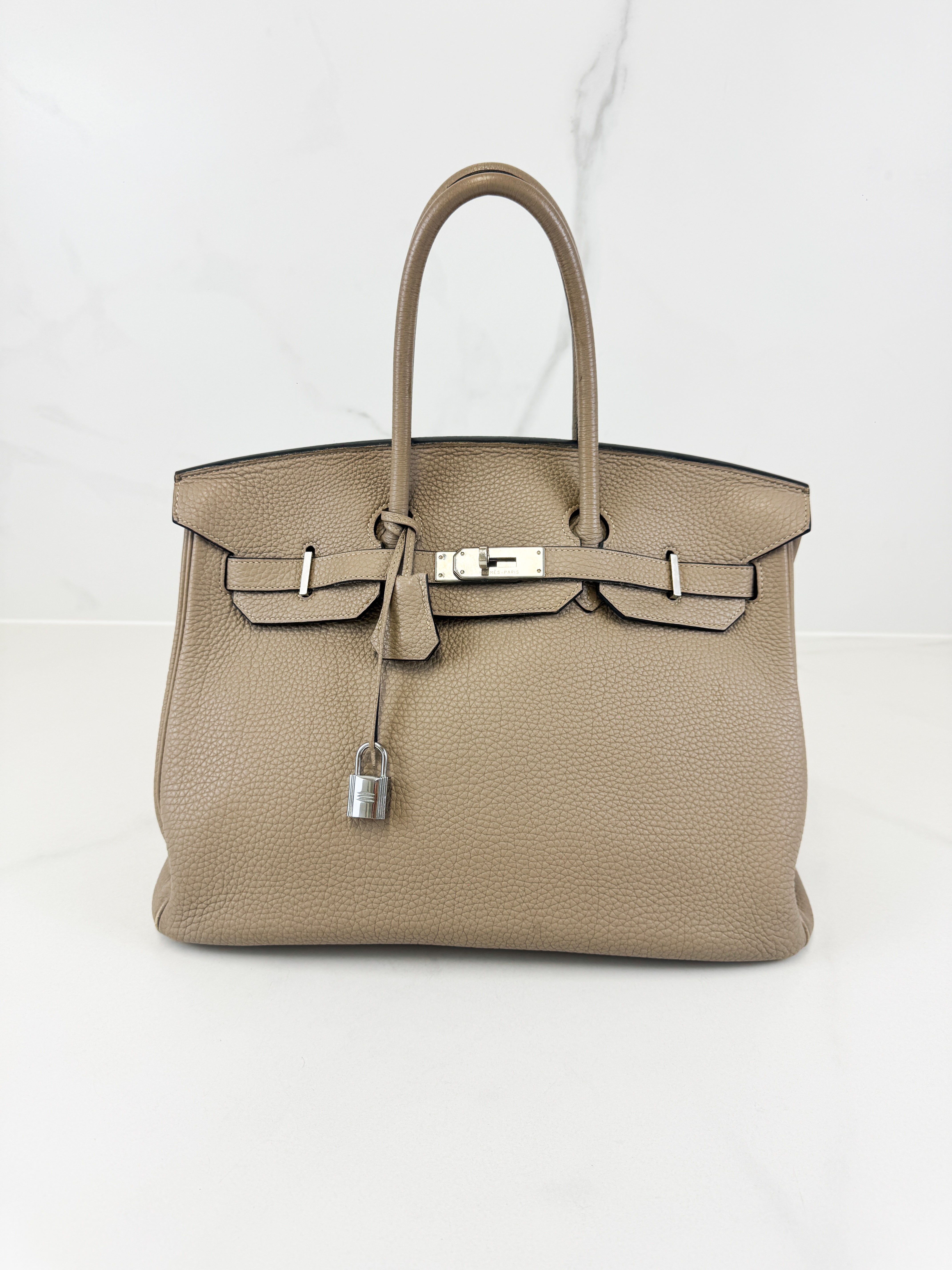 Hermes Clemence Leather Birkin 35