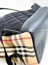 Burberry Check Pattern Backpack