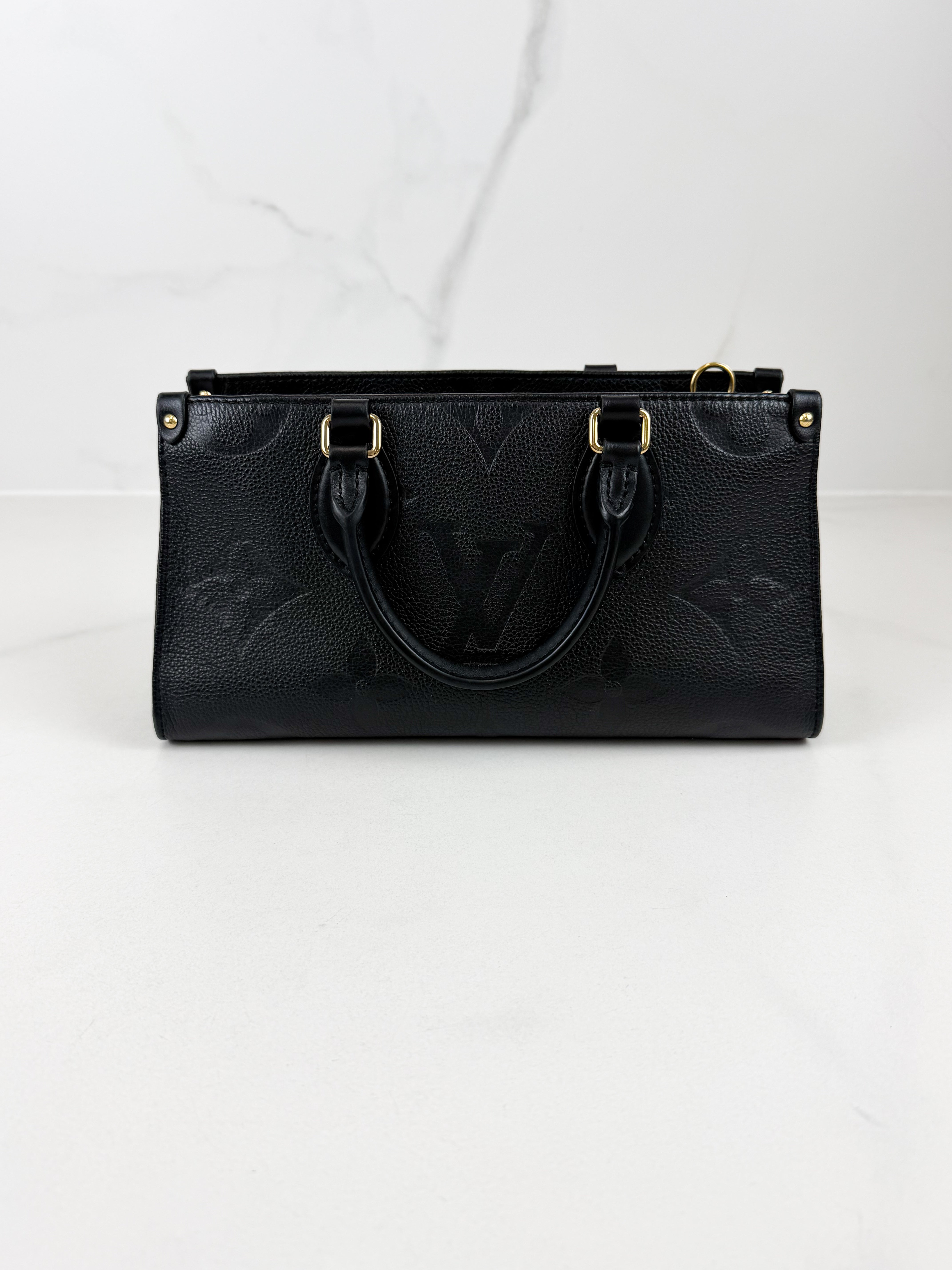 Louis Vuitton OnTheGo East West Black Monogram Empreinte Leather