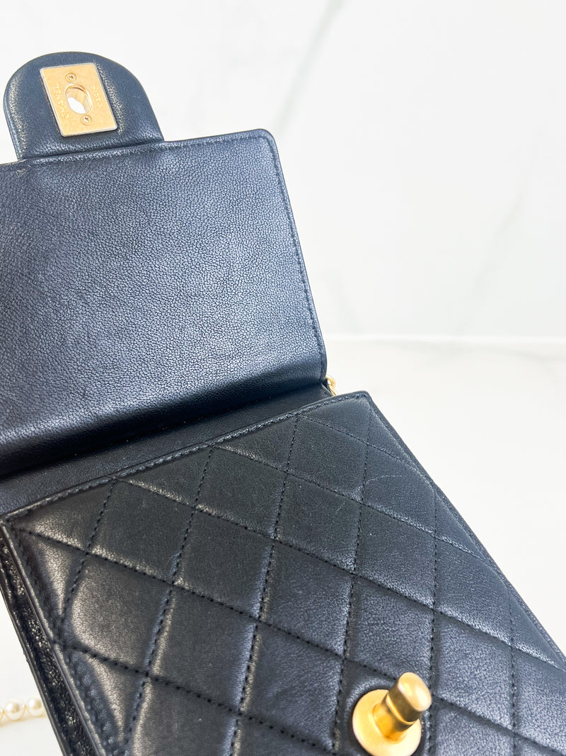 Chanel Calfskin Matelasse Crossbody with GHW
