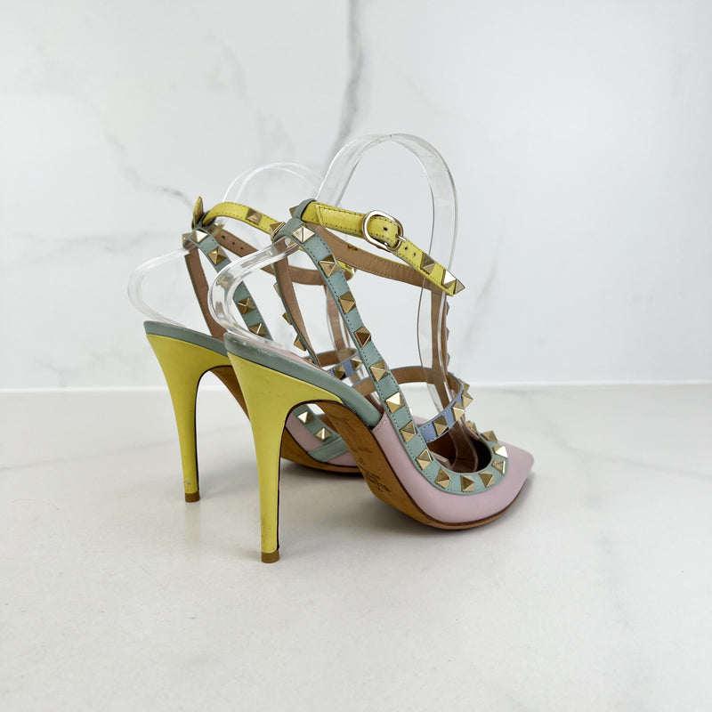 Valentino Multicolour Rockstud Pumps Size 37