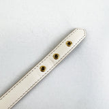 Louis Vuitton White Leather Bracelet