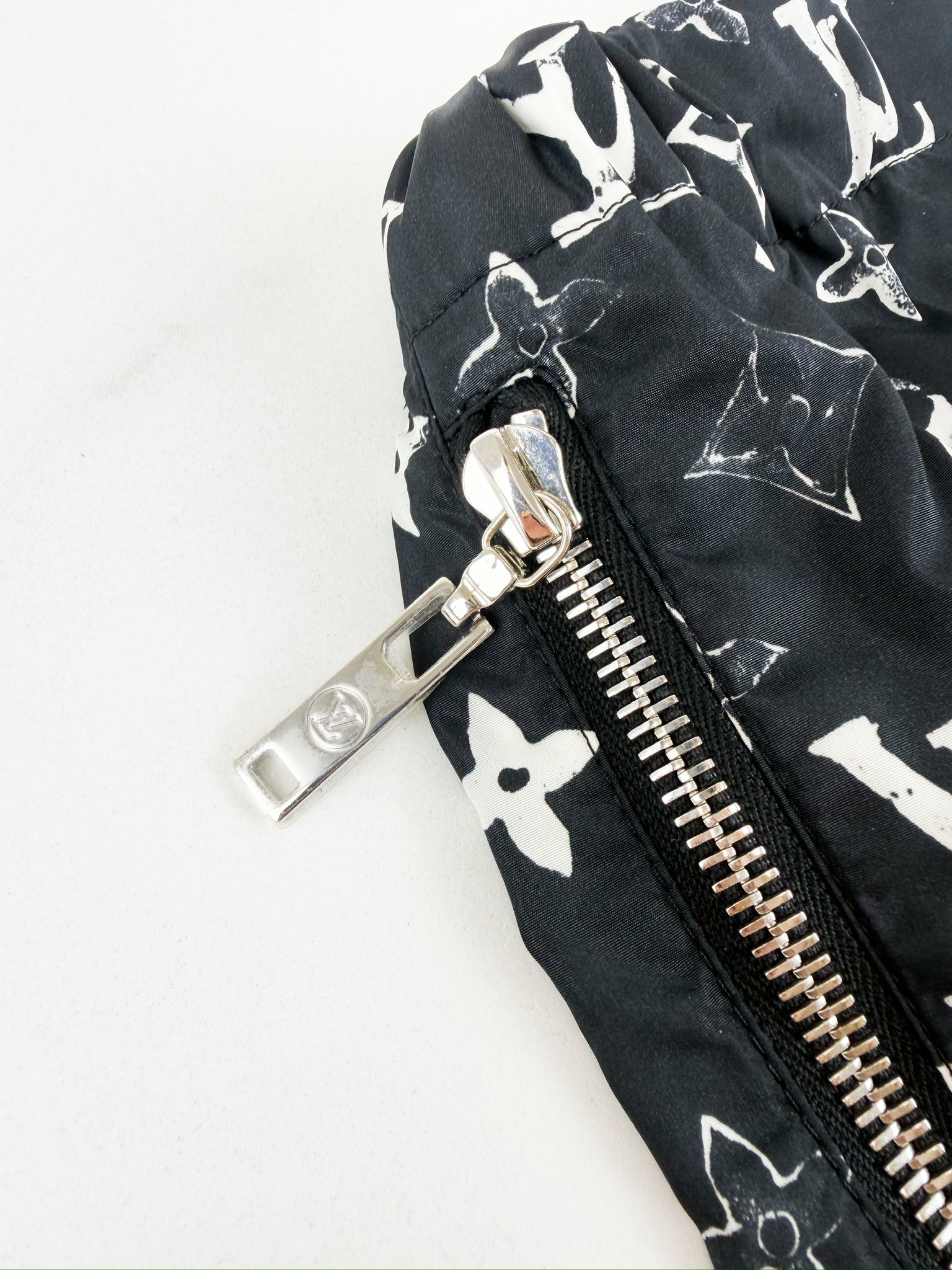 Louis Vuitton Black Stencil-effect Midnight Jogging Shorts Size 34